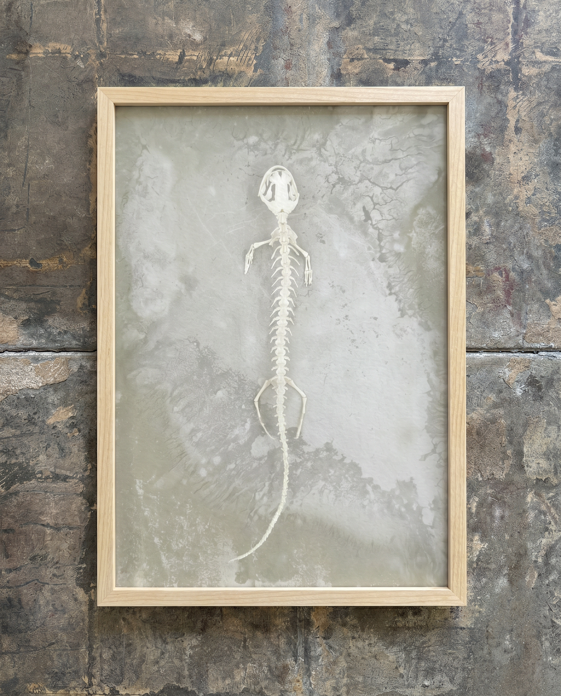 Axolotl Skeleton Print