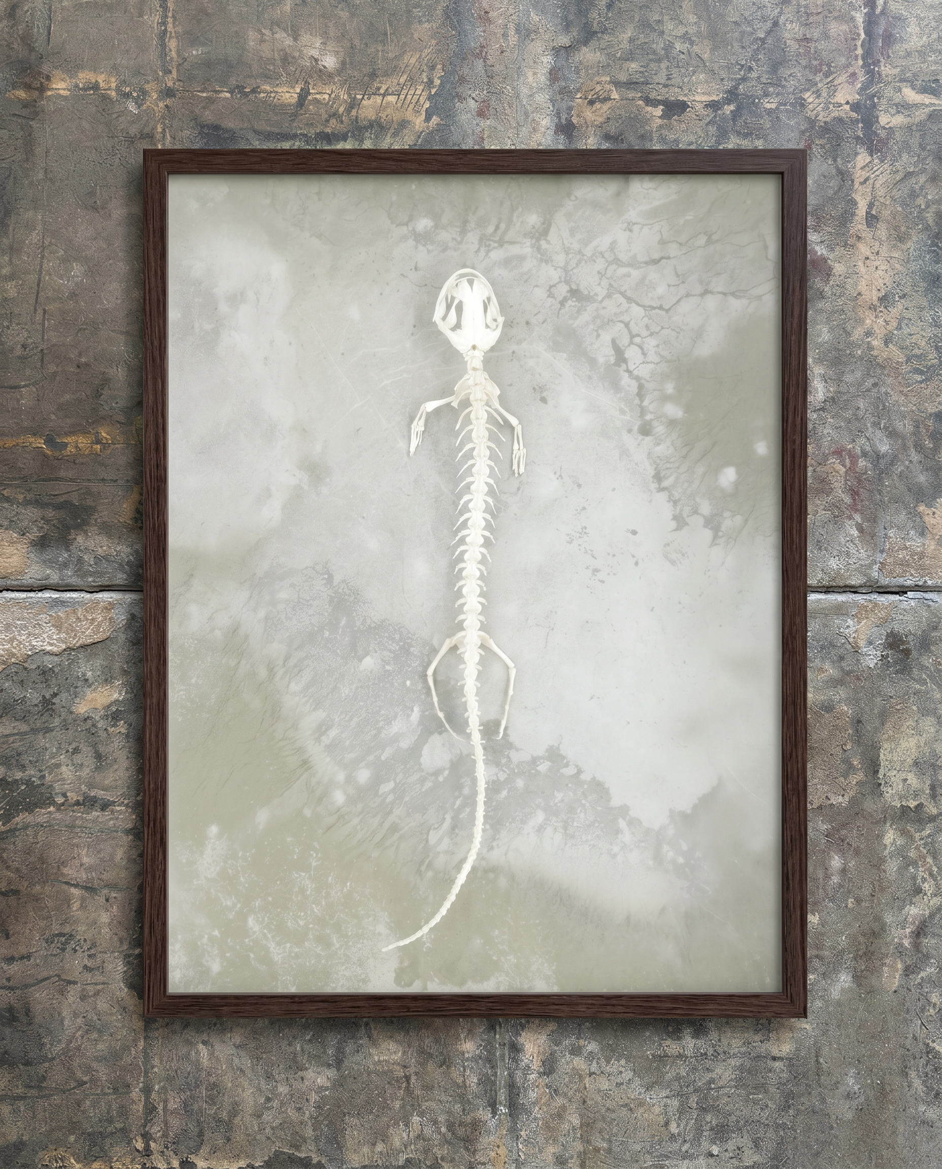 Axolotl Skeleton Print