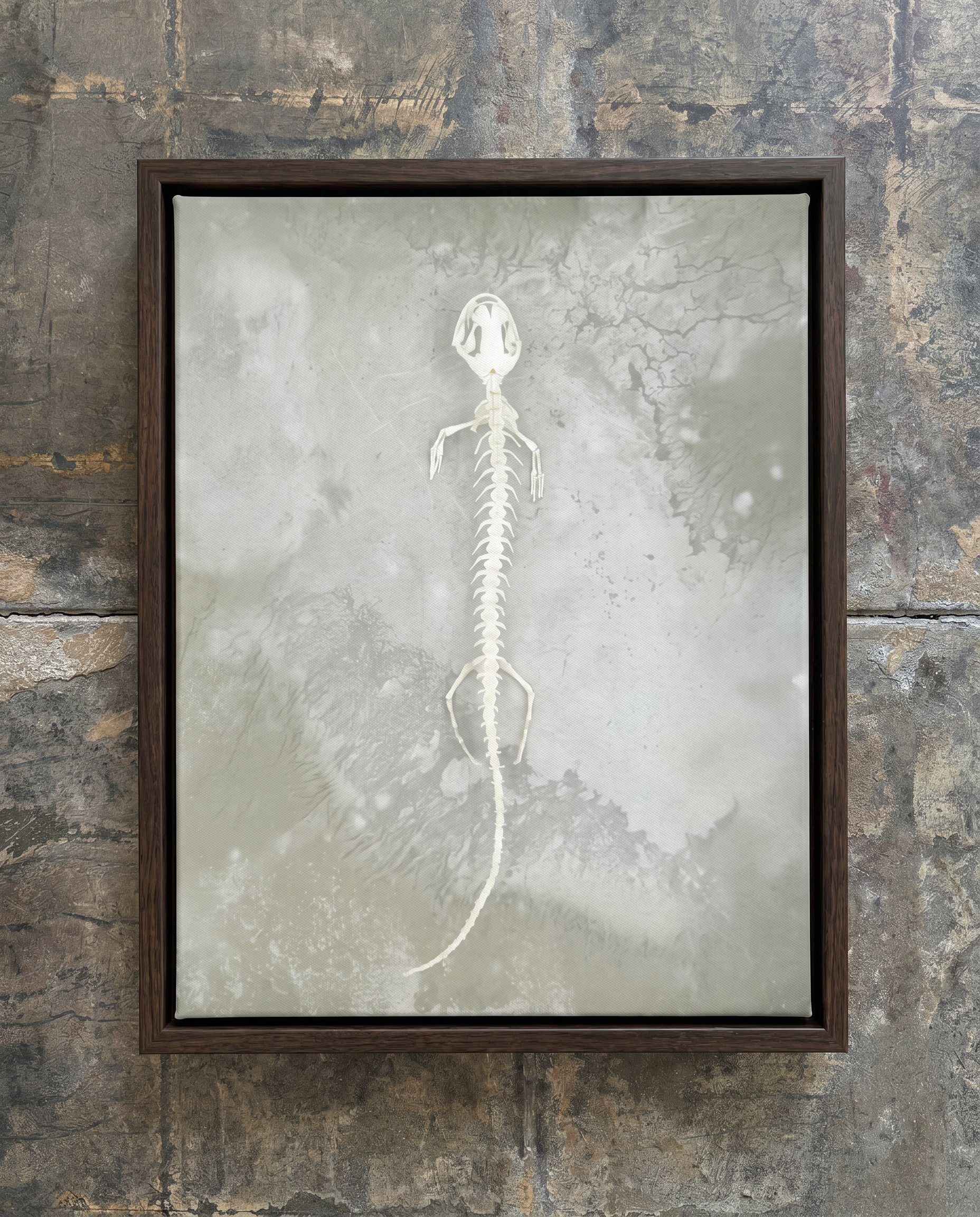 Axolotl Skeleton Print