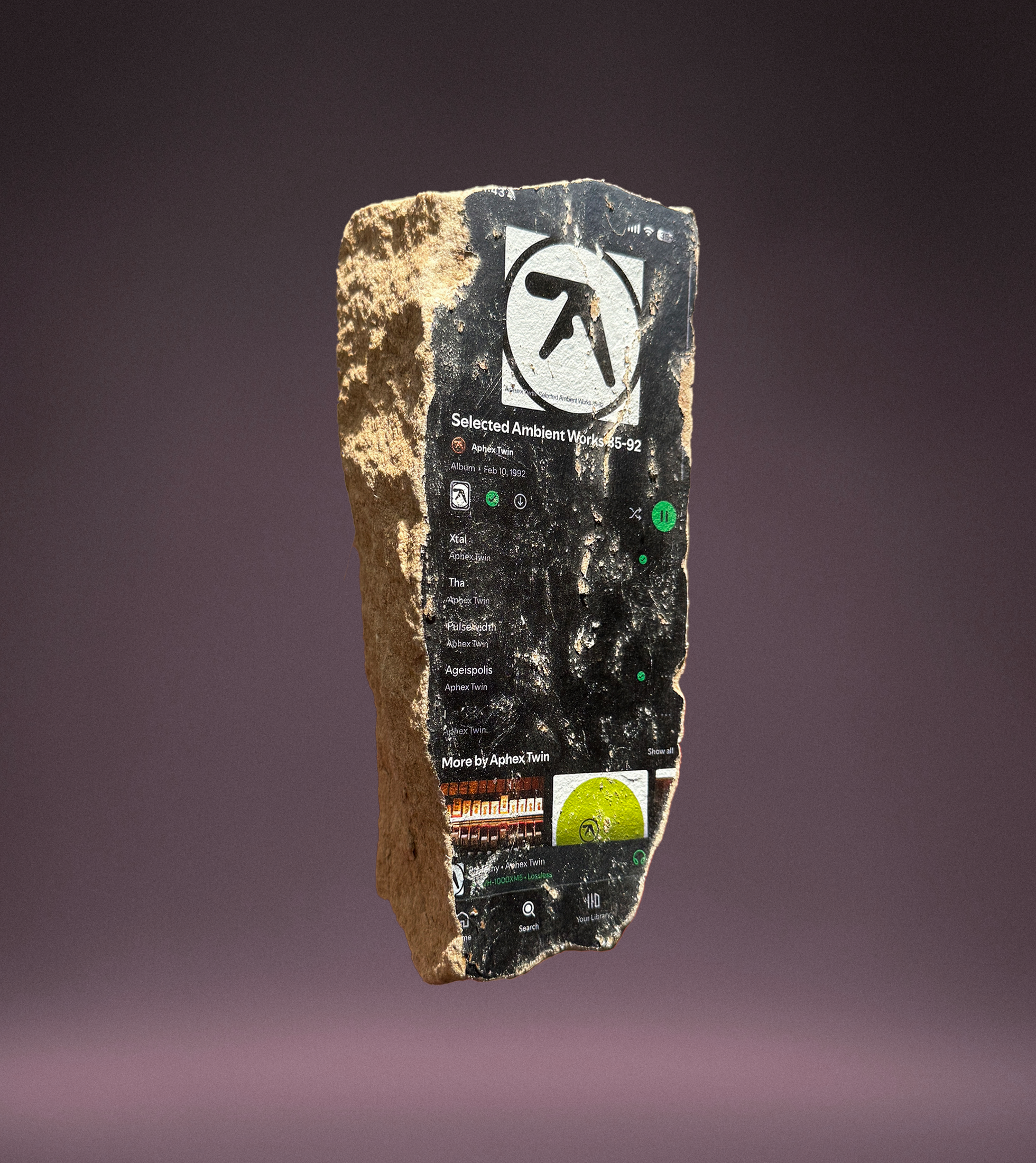 Aphex Twin Spotify Fossil