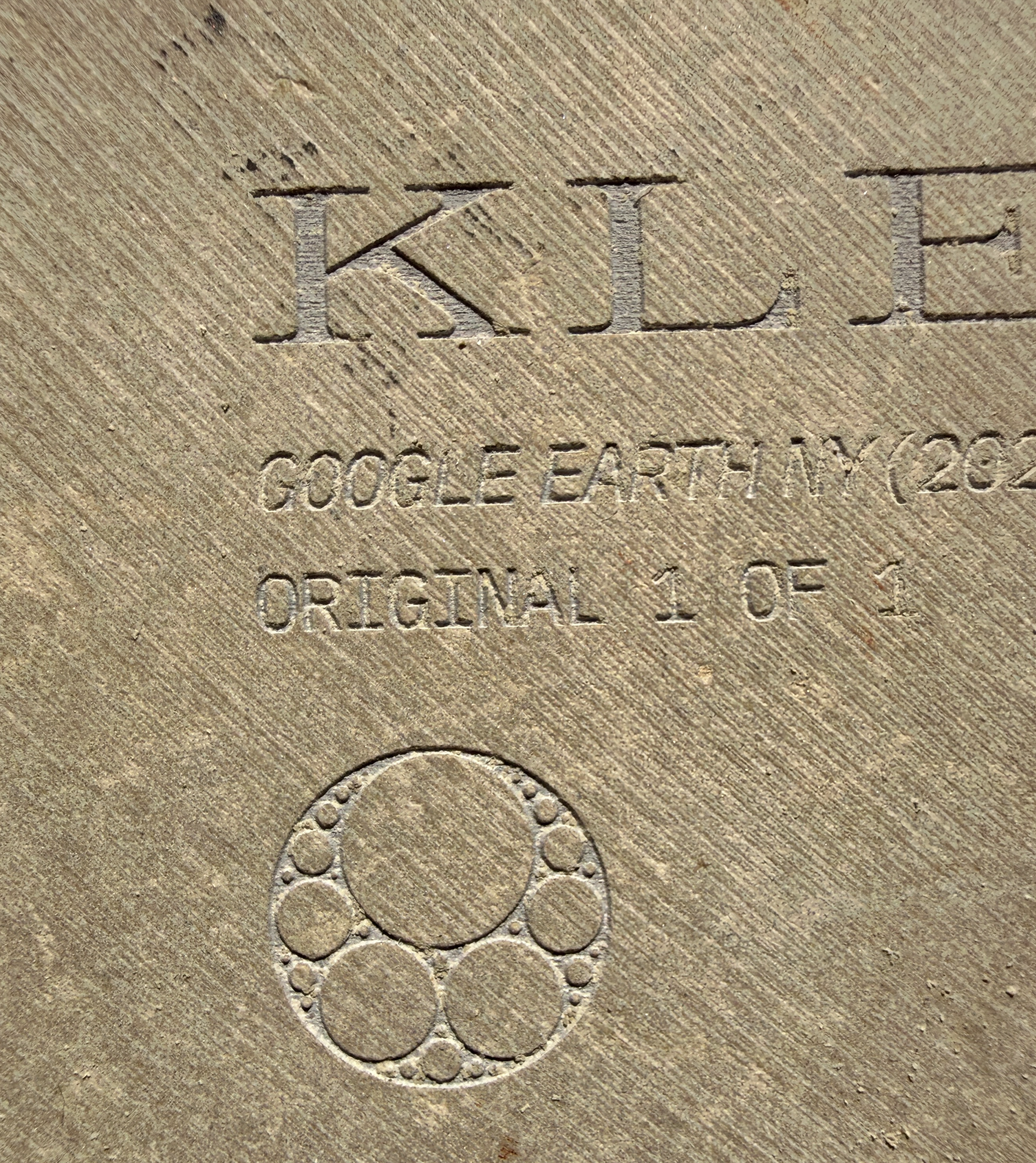 New York Google Map Rock